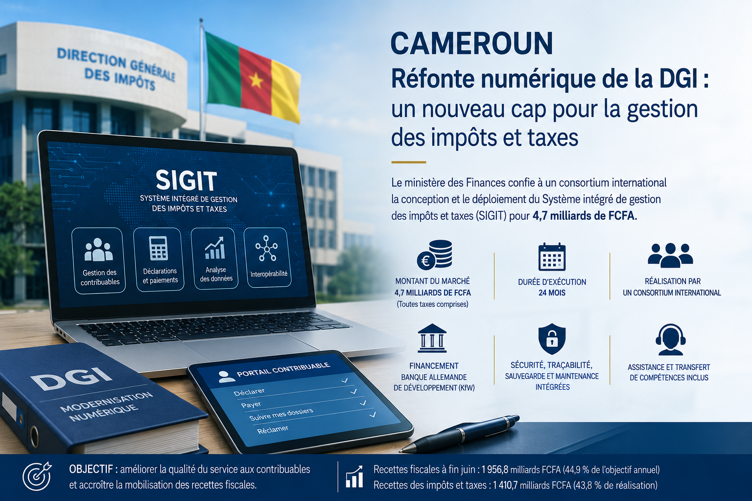 Réforme numérique de la DGI : un tournant stratégique pour la fiscalité camerounaise