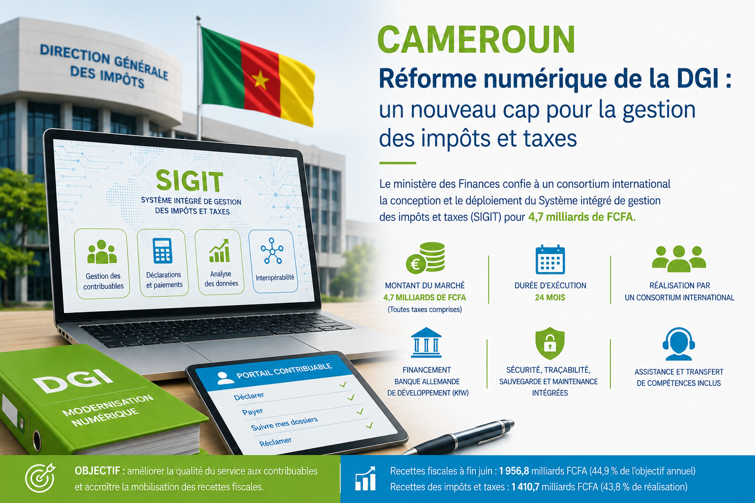 Réforme numérique de la DGI : un tournant stratégique pour la fiscalité camerounaise